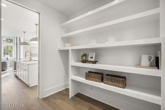 pantry featuring sink