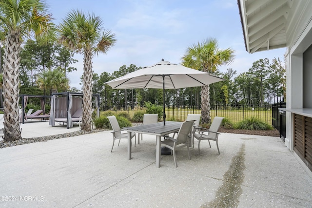 view of patio