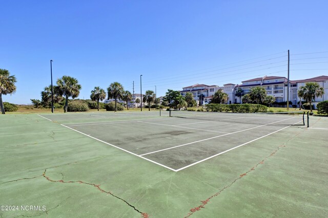 view of tennis court