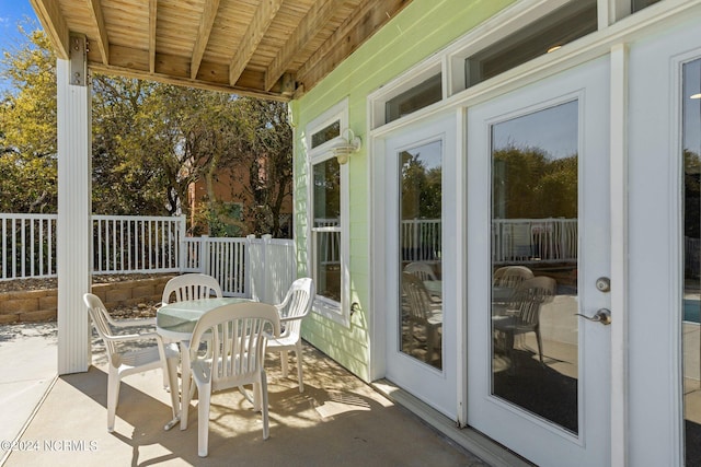 view of patio