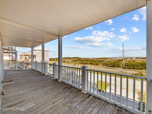 view of deck