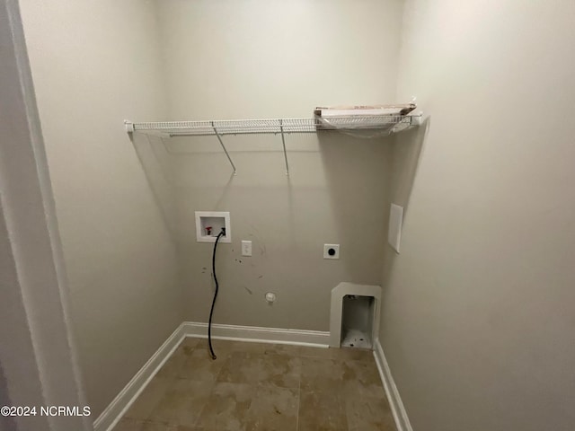 washroom featuring washer hookup, hookup for a gas dryer, and hookup for an electric dryer