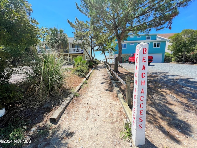 view of front of home