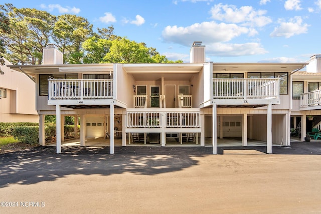 view of back of property