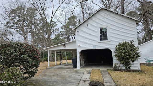 view of side of property