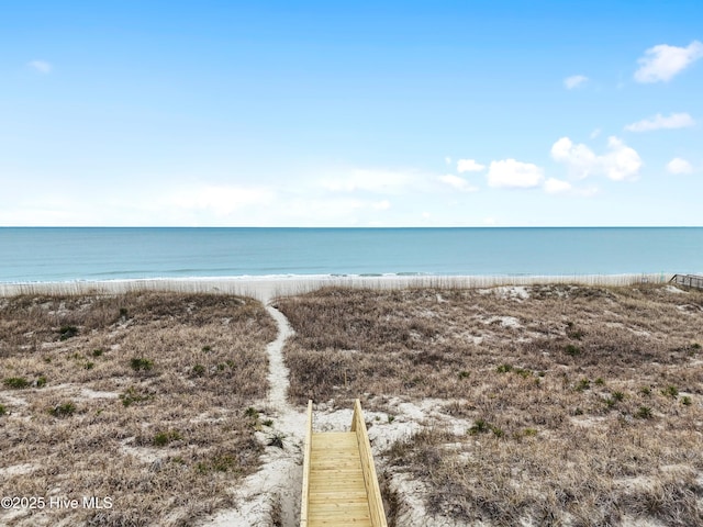 water view with a beach view