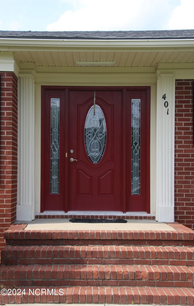 view of entrance to property