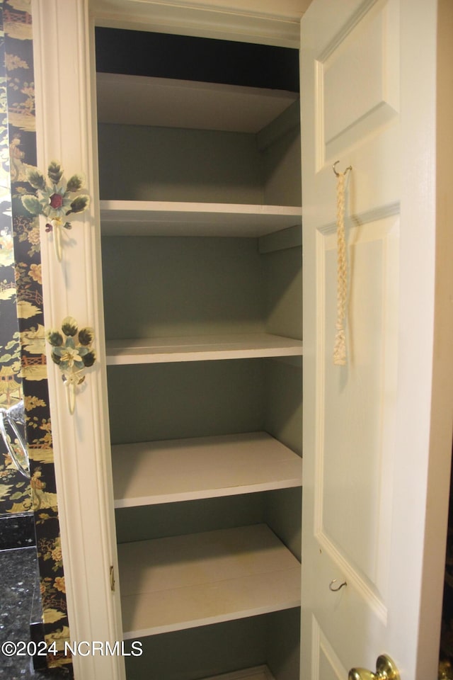 view of closet