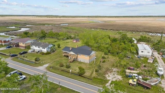 drone / aerial view featuring a rural view