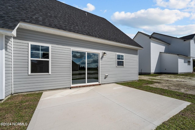 back of house featuring a patio area