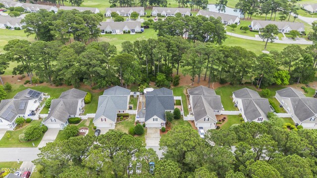 bird's eye view featuring a residential view