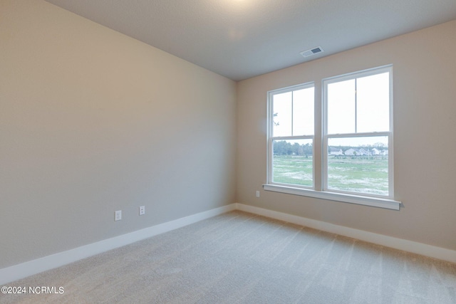 empty room with carpet floors