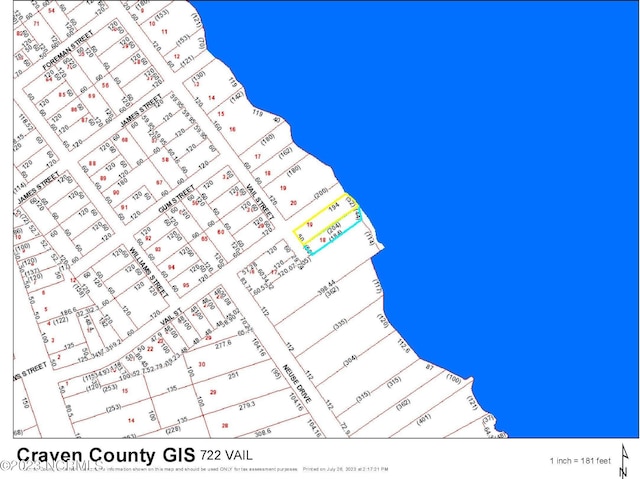 722 Vail St, New Bern NC, 28560 land for sale