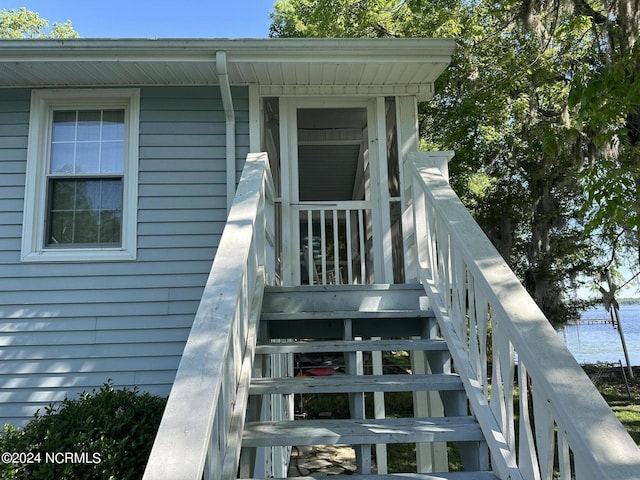 view of entrance to property