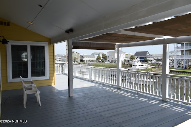 view of deck