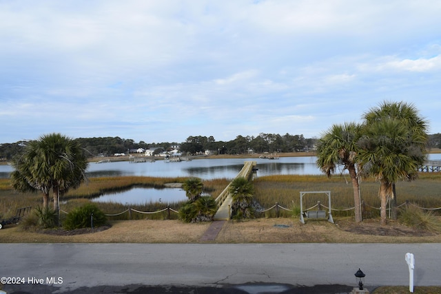 view of water feature