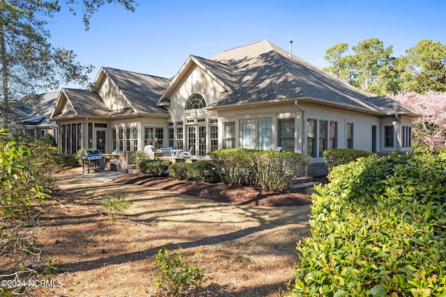 view of rear view of property