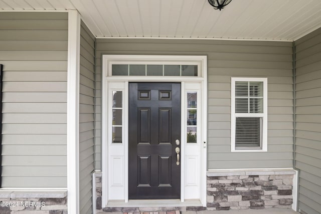 view of entrance to property