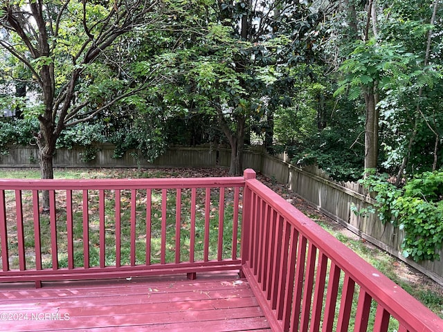 view of deck