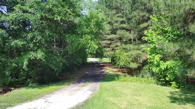 view of road