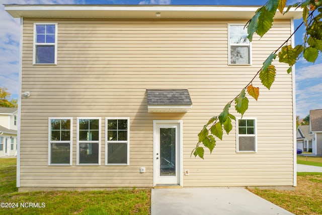 back of house featuring a patio