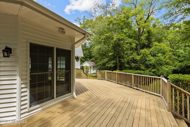 view of deck