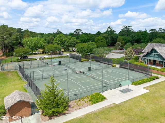 view of sport court