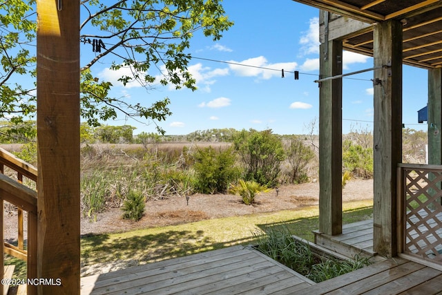 view of deck