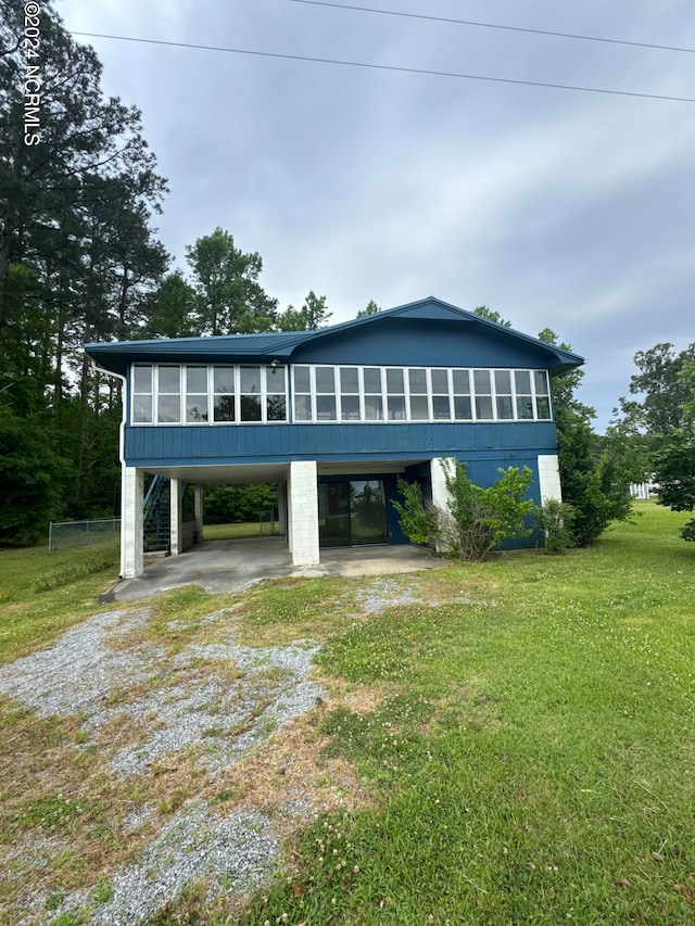 view of front of home