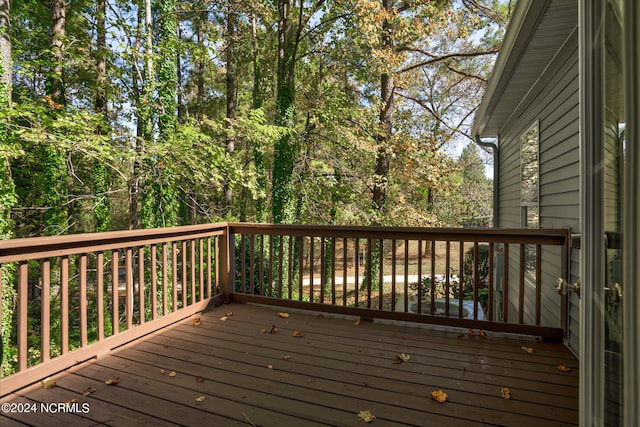 view of deck