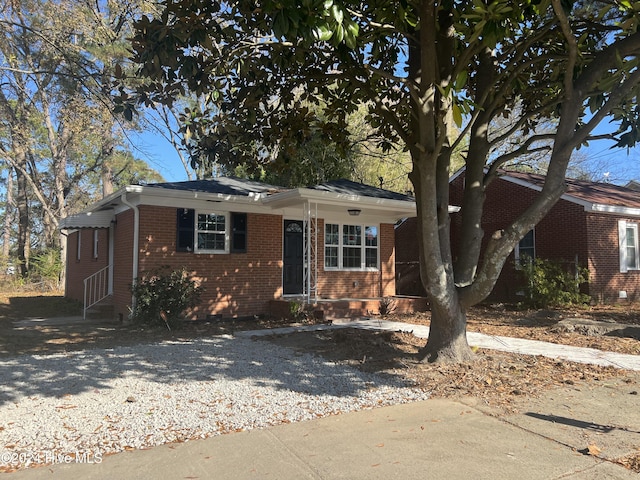 view of front of home