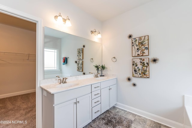 bathroom with separate shower and tub