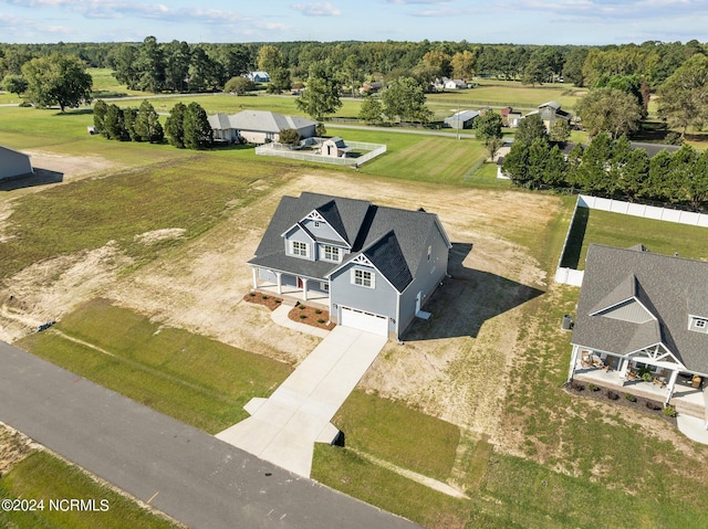 view from above of property