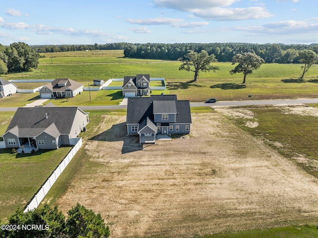 aerial view of sparsely populated area