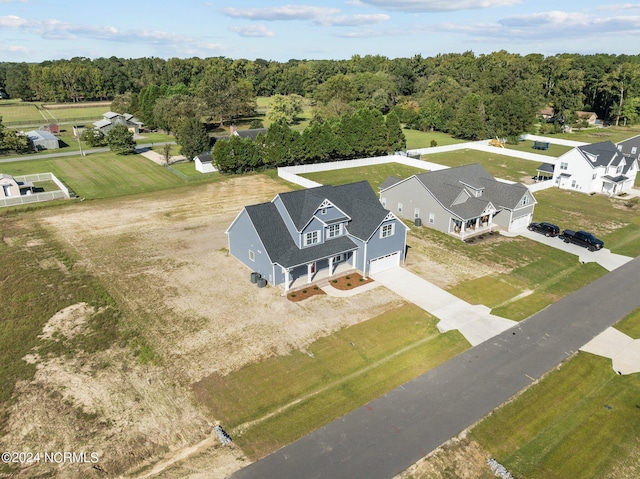 aerial perspective of suburban area