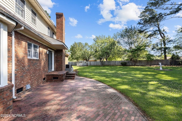 view of patio / terrace featuring cooling unit