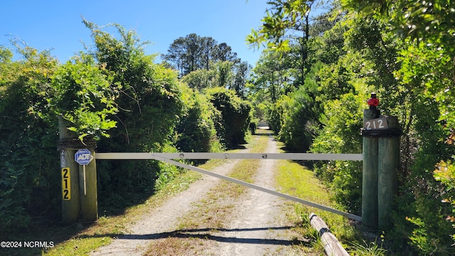 view of road