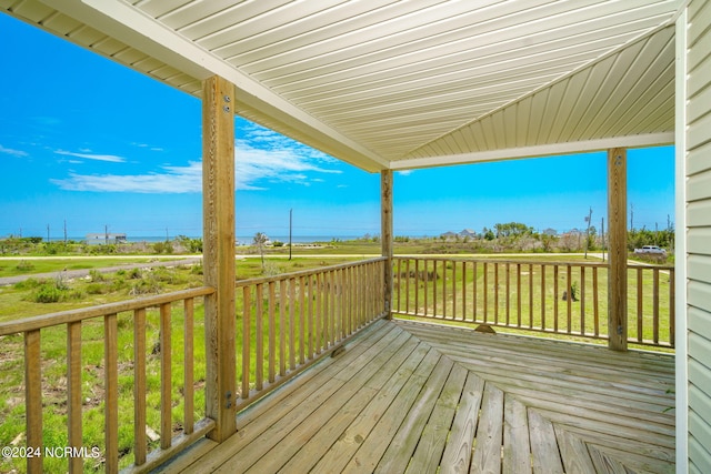 view of deck