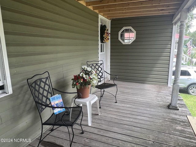 view of deck