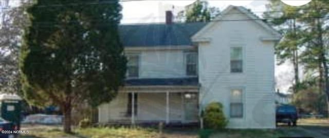 view of rear view of property
