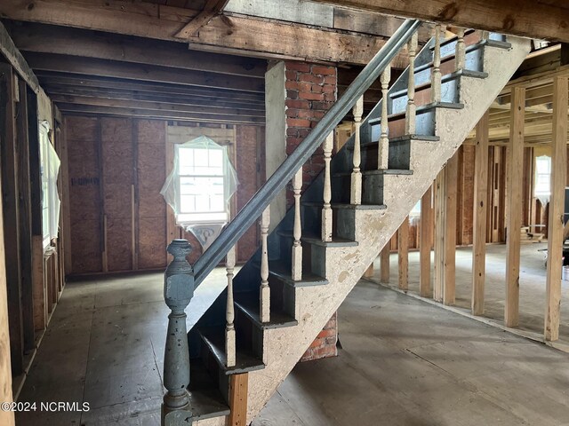 view of stairs