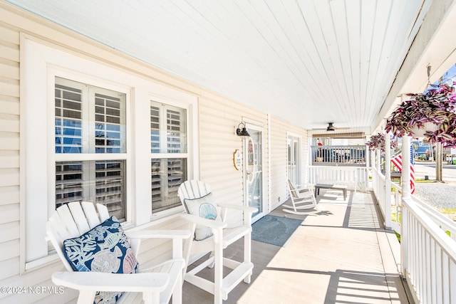 view of patio / terrace featuring a porch