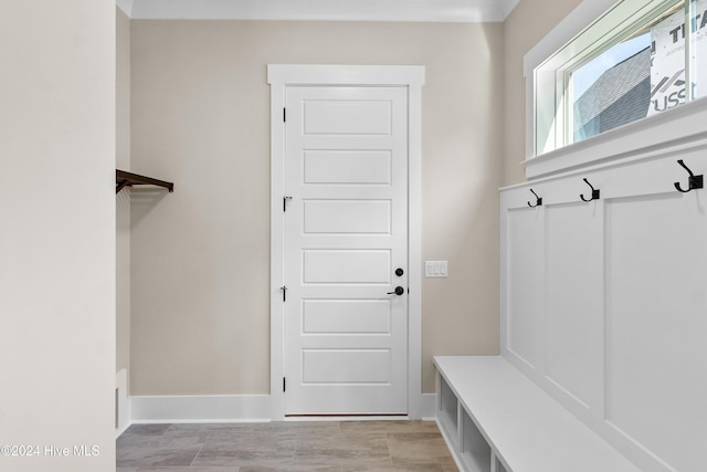 1105 Trisail Ter, Wilmington, NC 28412 - mudroom featuring baseboards