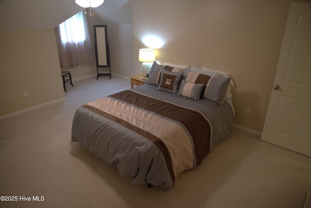 104 Rockingham St, Carthage, NC 28327 - bedroom featuring light carpet and lofted ceiling