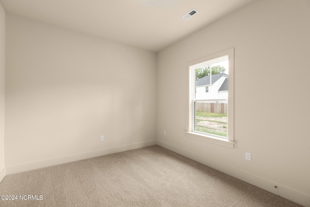 empty room featuring carpet and a healthy amount of sunlight