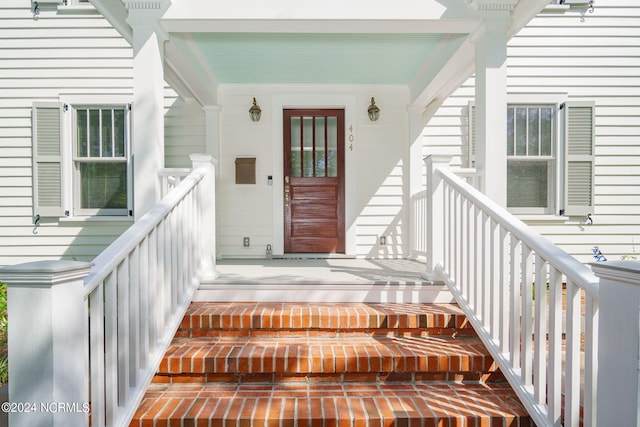 view of entrance to property