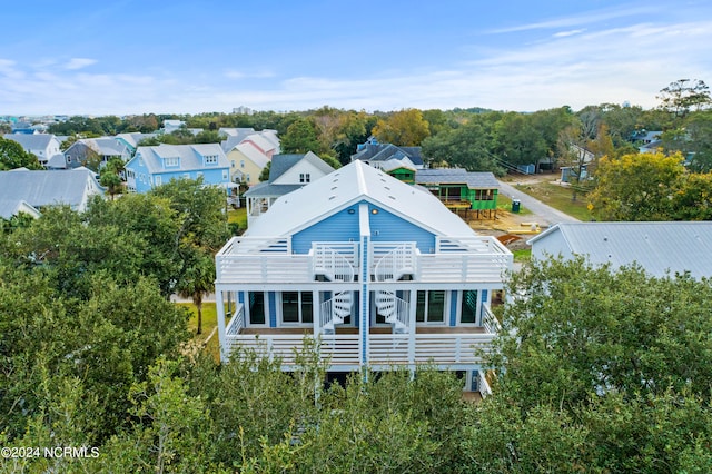 view of back of property