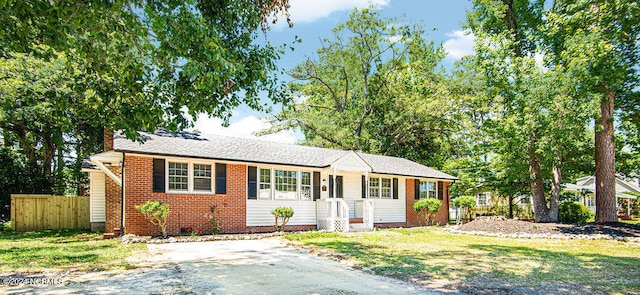 view of ranch-style home