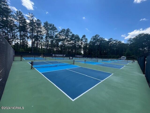 view of tennis court