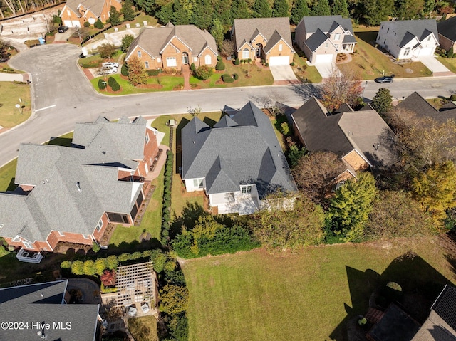 birds eye view of property featuring a residential view